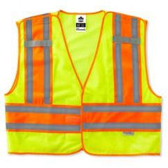 8245PSV S/M LIME PUBLIC SAFETY VEST - Eagle Tool & Supply