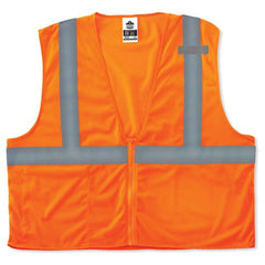 8210Z 2/3 XL Orange Econ Mesh Vest Type R Class 2 - Eagle Tool & Supply