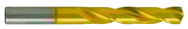10.5mm Dia-Carbide HP 5XD Drill-140° Point-TiN - Eagle Tool & Supply