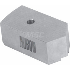 Huron Machine Products - Hard Lathe Chuck Jaws; Jaw Type: Quick-Jaw Change ; Jaw Interface Type: 1.5mm x 60 Serrated ; Maximum Compatible Chuck Diameter (Inch): 15 ; Material: Aluminum ; Overall Width/Diameter (Inch): 3.00 ; Overall Length (Inch): 5.00 - Exact Industrial Supply