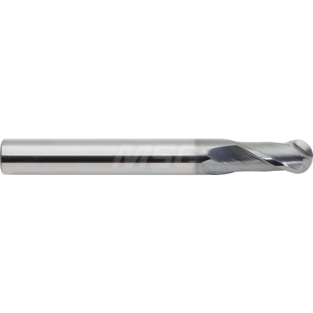 M.A. Ford - Ball End Mills; Mill Diameter (mm): 12.00 ; Mill Diameter (Decimal Inch): 0.4724 ; Number of Flutes: 2 ; Length of Cut (mm): 18.0000 ; Material: Solid Carbide ; Overall Length (mm): 75.0000 - Exact Industrial Supply