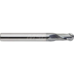 M.A. Ford - Ball End Mills; Mill Diameter (mm): 12.00 ; Mill Diameter (Decimal Inch): 0.4724 ; Number of Flutes: 2 ; Length of Cut (mm): 18.0000 ; Material: Solid Carbide ; Overall Length (mm): 75.0000 - Exact Industrial Supply