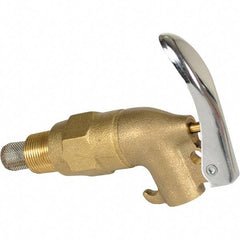 Vestil - 3/4" NPT Brass Adjustable Drum Faucet - 4" Long Extension - Eagle Tool & Supply