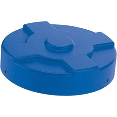 Vestil - 55 Gal, Polyethylene Drum Cover - 24-3/4" Diam, Rigid Smooth Liner - Eagle Tool & Supply