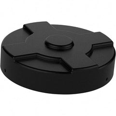 Vestil - 55 Gal, Polyethylene Drum Cover - 24-3/4" Diam, Rigid Smooth Liner - Eagle Tool & Supply