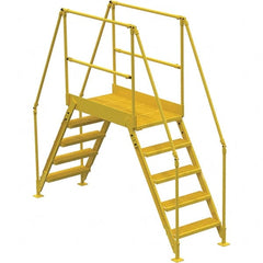 Vestil - 92-7/8" High 500 Lb Capacity 5 Step Crossover Bridge - Eagle Tool & Supply