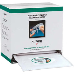 Allegro - 20 20-Pack Pieces Lens Cleaning Towelettes - Eagle Tool & Supply
