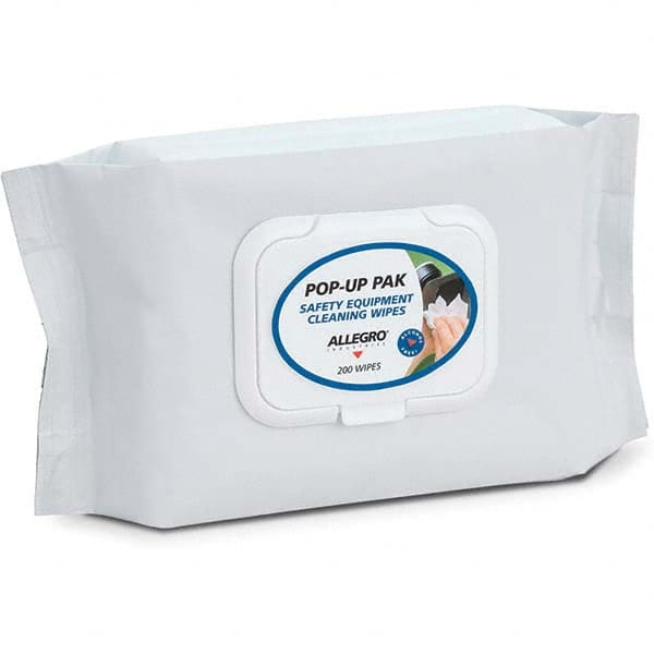 Allegro - 1 200-Piece Facepiece Cleaning Alcohol-Free Wipes - Eagle Tool & Supply