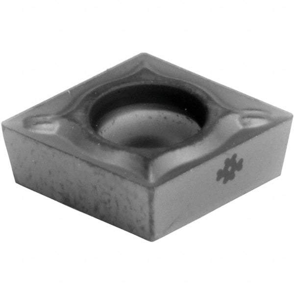 Sumitomo - CCMT32.52 ESU Grade AC5015S Carbide Turning Insert - TiAlSiN Finish, 80° Diamond, 3/8" Inscr Circle, 0.156" Thick, 0.0313" Corner Radius - Eagle Tool & Supply