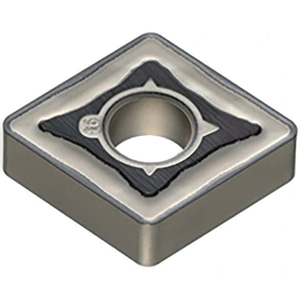 Sumitomo - CNMG866 EEM Grade AC5025S Carbide Turning Insert - TiAlSiN Finish, 80° Diamond, 1" Inscr Circle, 3/8" Thick, 0.0938" Corner Radius - Eagle Tool & Supply