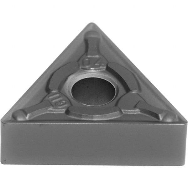 Sumitomo - TNMG333 EGU Grade AC5025S Carbide Turning Insert - TiAlSiN Finish, 60° Triangle, 3/8" Inscr Circle, 3/16" Thick, 0.0469" Corner Radius - Eagle Tool & Supply