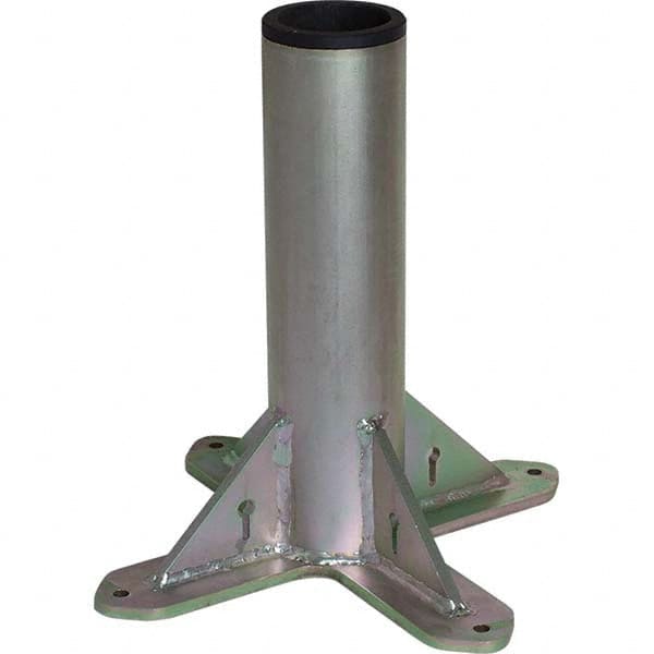 OZ Lifting Products - Davit Crane Bases Base Type: Pedestal Base Finish/Coating: Zinc Plated - Eagle Tool & Supply