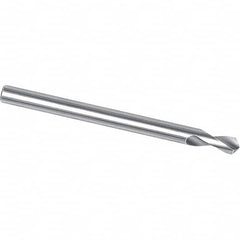 Magafor - 1/4" Body Diam, 120°, 5-1/2" OAL, Solid Carbide Spotting Drill - Eagle Tool & Supply