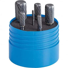 SGS Pro - Burr Sets Head Shape: (6) Corner Radius/Cylinder Tooth Style: Double Cut - Eagle Tool & Supply