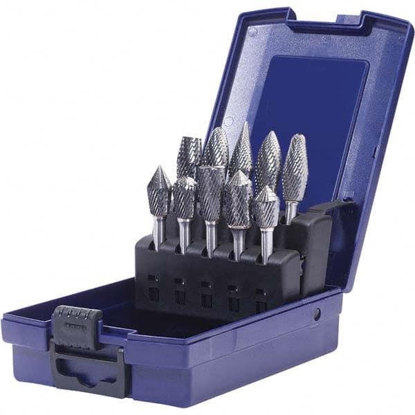 SGS Pro - Burr Sets Head Shape: Combi/Ball; Cylinder w/Endcut; Ball Nose Tree; Pointed Tree; Combi/Double Inverted Cone; Combi/Inverted Cone/Cylinder; Combi/90 Cone Tooth Style: Double Cut - Eagle Tool & Supply