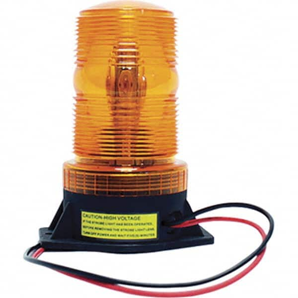 Railhead Corporation - Strobe & Flashing Lights Light Type: Single; Double; Quad; Revolving Lens Color: Amber - Eagle Tool & Supply