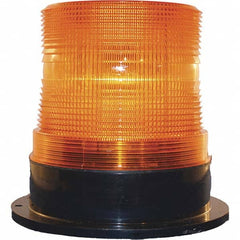 Railhead Corporation - Strobe & Flashing Lights Light Type: Single; Double; Quad; Revolving Lens Color: Amber - Eagle Tool & Supply