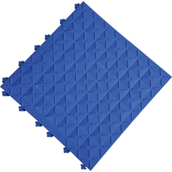 Ergo Advantage - 18" Long x 18" Wide x 1" Thick, Anti-Fatigue Modular Matting Anti-Fatigue Flooring - Eagle Tool & Supply