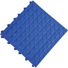Ergo Advantage - 18" Long x 18" Wide x 1" Thick, Anti-Fatigue Modular Matting Anti-Fatigue Flooring - Eagle Tool & Supply