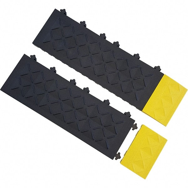 Ergo Advantage - 6" Long x 4" Wide x 1" Thick, Anti-Fatigue Modular Matting Anti-Fatigue Flooring - Eagle Tool & Supply