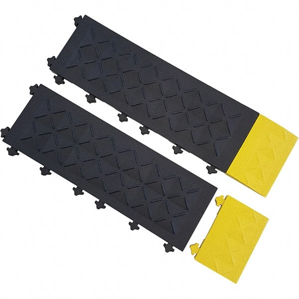 Ergo Advantage - 6" Long x 4" Wide x 1" Thick, Anti-Fatigue Modular Matting Anti-Fatigue Flooring - Eagle Tool & Supply