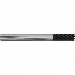 Accupro - 5/8" Diam 7 Flute Solid Carbide 0.09" Corner Radius End Mill - Eagle Tool & Supply