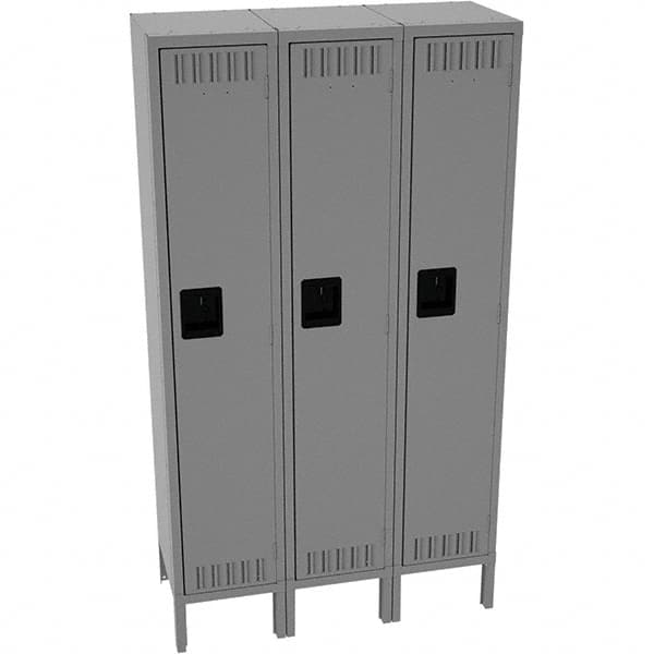 Tennsco - 3 Door, Single Tier, Locker - Eagle Tool & Supply