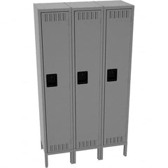 Tennsco - 3 Door, Single Tier, Locker - Eagle Tool & Supply