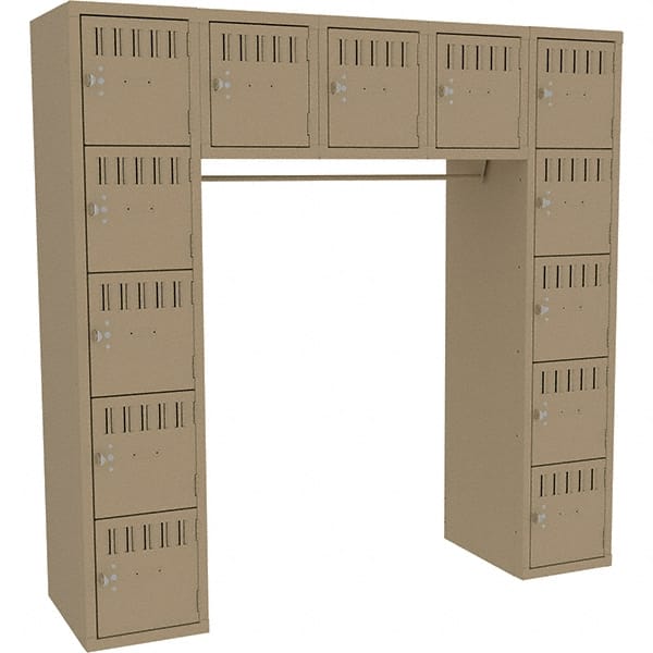 Tennsco - 15 Door, 15 Tier, Locker - Eagle Tool & Supply