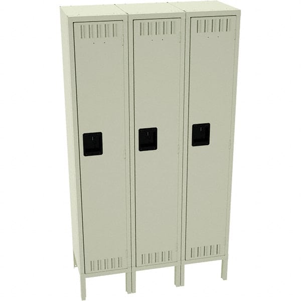 Tennsco - 3 Door, Single Tier, Locker - Eagle Tool & Supply