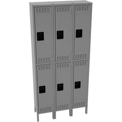 Tennsco - 6 Door, Double Tier, Locker - Eagle Tool & Supply