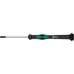 Wera - T4 Torx Driver - 1-37/64" Blade Length, 137mm OAL, Ergonomic Handle - Eagle Tool & Supply