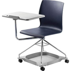 NPS - Swivel & Adjustable Office Chairs   Type: Mobile Tablet Chair    Color: Blue - Eagle Tool & Supply