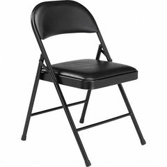 NPS - Folding Chairs Pad Type: Folding Chair w/Vinyl Padded Seat Material: Steel - Eagle Tool & Supply