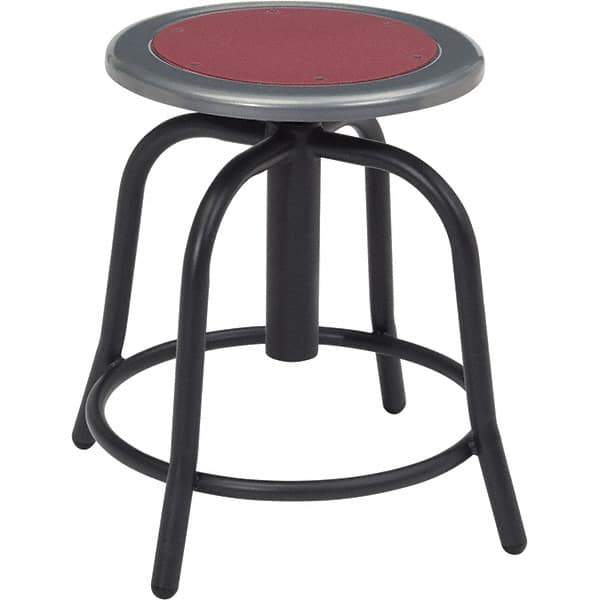 NPS - Swivel & Adjustable Stools Type: Adjustable Height Swivel Stool Base Type: Steel - Eagle Tool & Supply