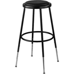 NPS - Swivel & Adjustable Stools Type: Adjustable Height Stool Base Type: Steel - Eagle Tool & Supply