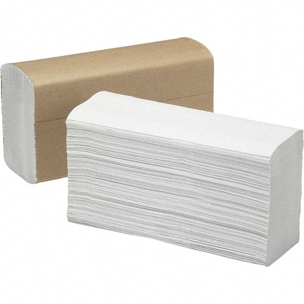 Ability One - 1 Ply White C-Fold Paper Towels - Eagle Tool & Supply