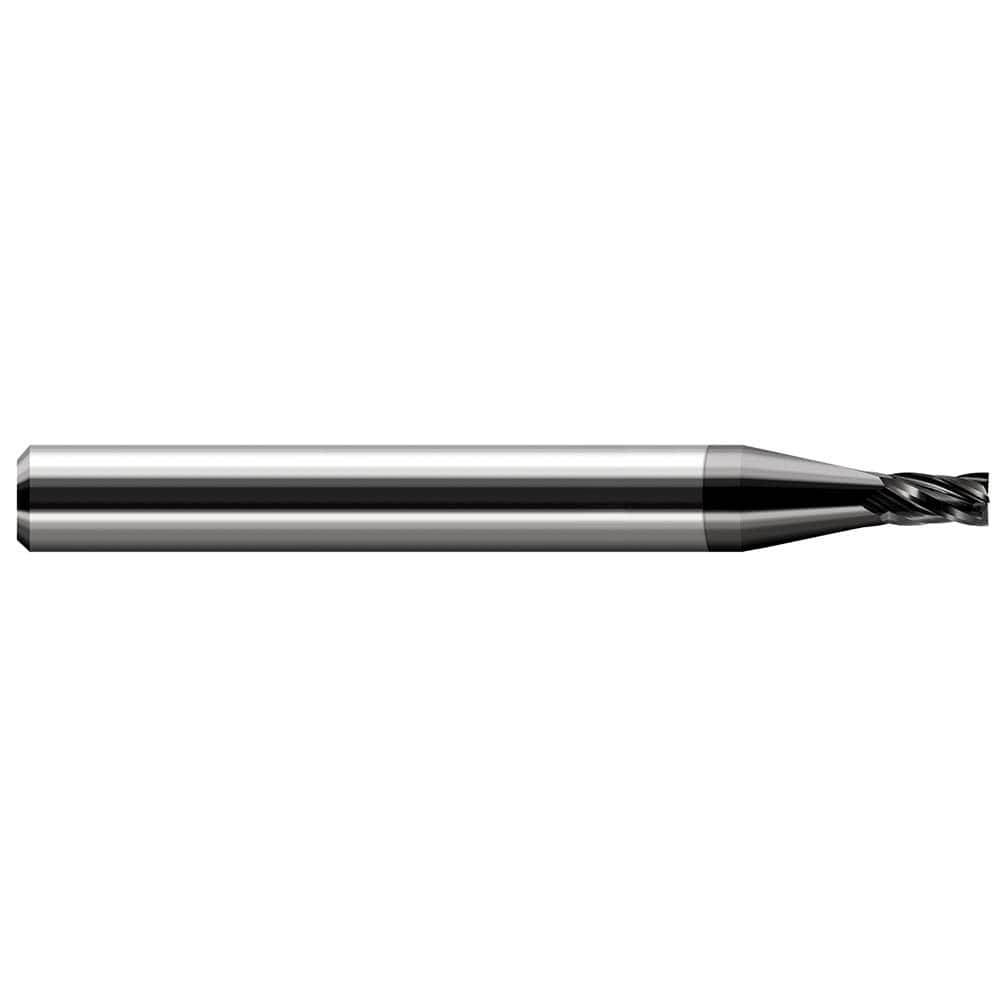 Harvey Tool - 0.1", 0.15" LOC, 1/8" Shank Diam, 1-1/2" OAL, 4 Flute, Solid Carbide Square End Mill - Exact Industrial Supply