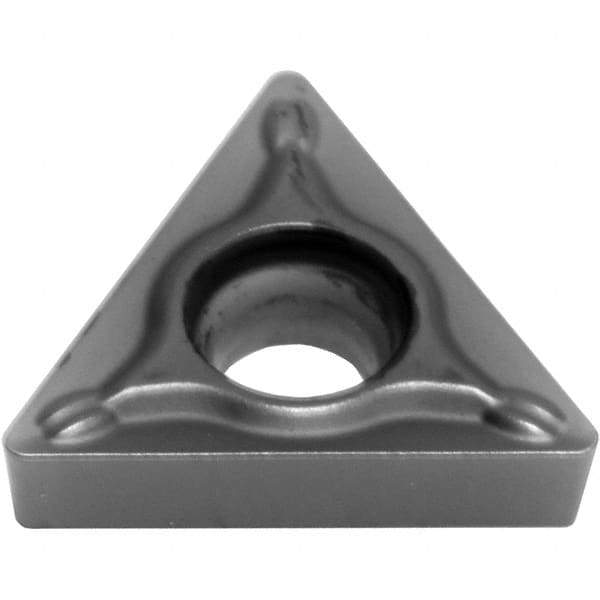 Sumitomo - TCMT32.51 ESU Grade AC5025S Carbide Turning Insert - TiAlSiN Finish, 60° Triangle, 3/8" Inscr Circle, 0.156" Thick, 0.0156" Corner Radius - Eagle Tool & Supply