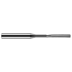 Chucking Reamer: 0.05″ Dia, 2″ OAL, 3/8″ Flute Length, Straight Shank, Solid Carbide 4 Flute