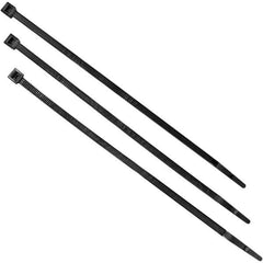 Steiner - Black Welding Screen Adjustable Plastic Ties - Use with Welding Curtains & Screens - Eagle Tool & Supply