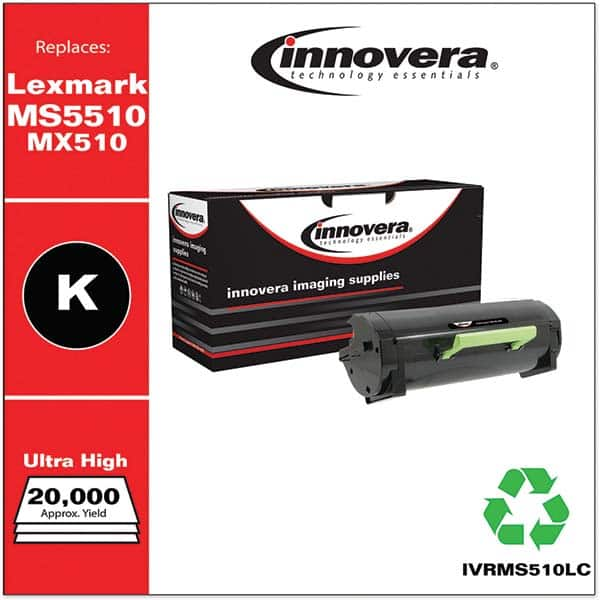 innovera - Office Machine Supplies & Accessories For Use With: Lexmark MS510DN, MS610DE, MS610DN, MS610DTE, MS610DTN, MX510DE, MX510DTE, MX511DE, MX511DHE, MX511DTE, MX610DE, MX611DE, MX611DFE, MX611DHE, MX611DTE Nonflammable: No - Eagle Tool & Supply