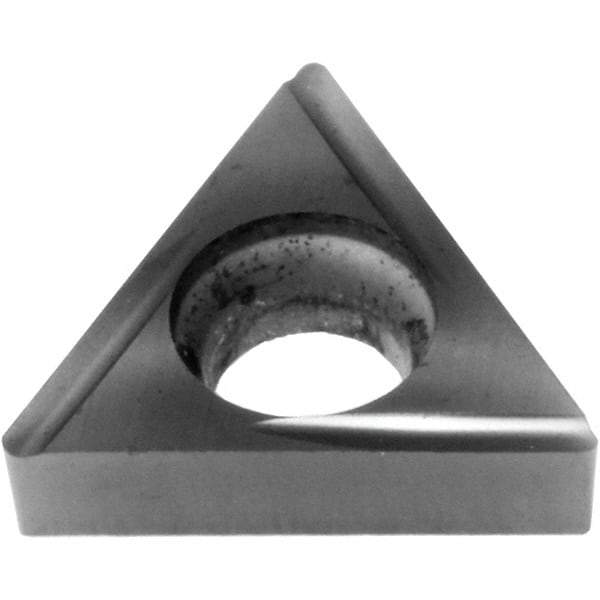 Sumitomo - TBGT521 LFX Grade AC5025S Carbide Turning Insert - TiAlSiN Finish, 60° Triangle, 0.156" Inscr Circle, 1/16" Thick, 0.0156" Corner Radius - Eagle Tool & Supply