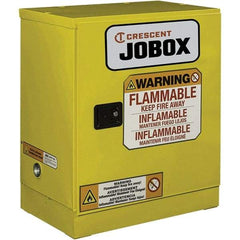 Jobox - Safety Cabinets   Hazardous Chemical Type: Flammable and Combustible Liquids    Color: Yellow - Eagle Tool & Supply