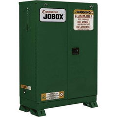 Jobox - Safety Cabinets   Hazardous Chemical Type: Flammable and Combustible Liquids    Color: Red - Eagle Tool & Supply