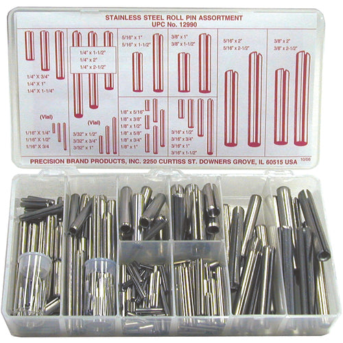 300 PC SS ROLL PIN ASST - Exact Industrial Supply
