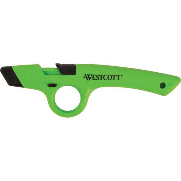 Westcott - Utility Knives, Snap Blades & Box Cutters Type: Safety Utility Knife Blade Type: Retractable - Eagle Tool & Supply