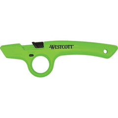 Westcott - Utility Knives, Snap Blades & Box Cutters Type: Safety Cutter Blade Type: Retractable - Eagle Tool & Supply