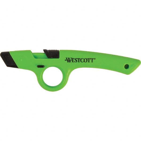 Westcott - Utility Knives, Snap Blades & Box Cutters Type: Safety Cutter Blade Type: Retractable - Eagle Tool & Supply