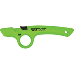 Westcott - Utility Knives, Snap Blades & Box Cutters Type: Safety Utility Knife Blade Type: Retractable - Eagle Tool & Supply